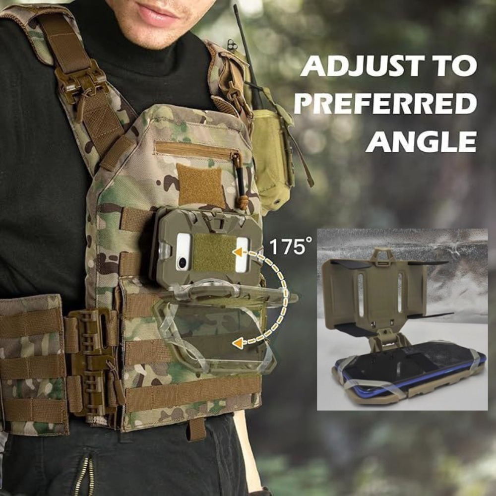 Tactical MOLLE Vest Phone Hold - Hunting Outdoor Game 评论和价格