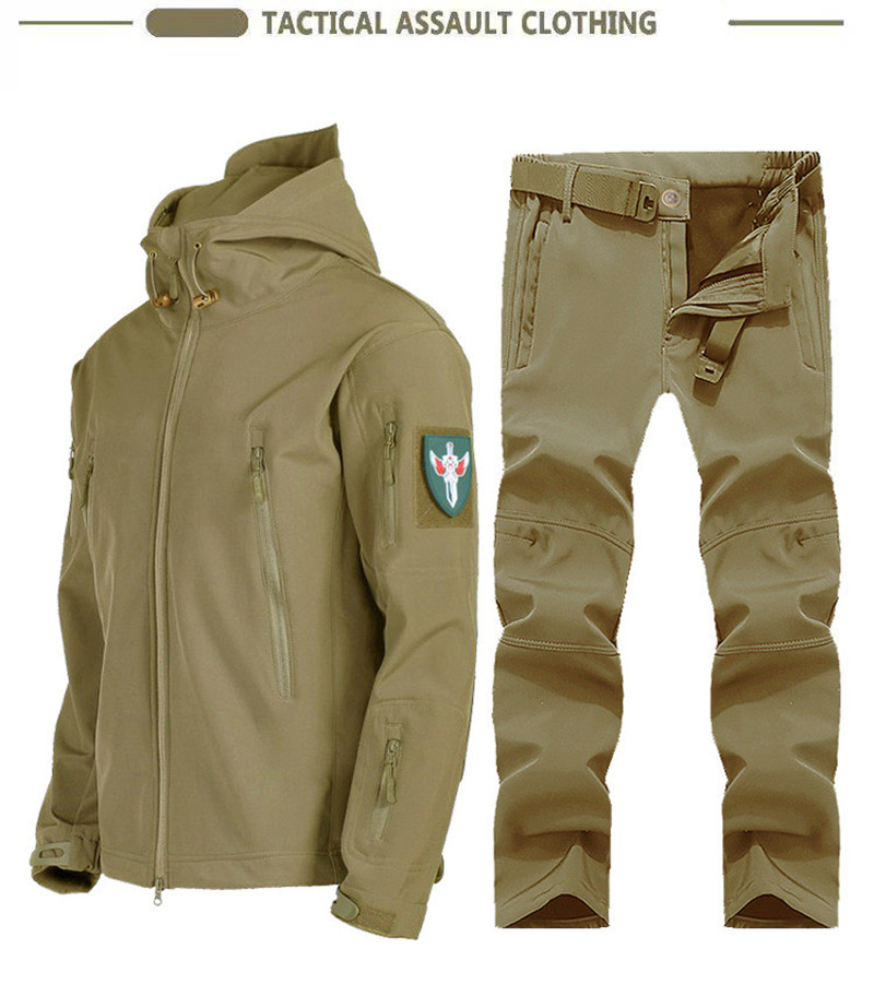 New Soft Shell Tactical Jacket - Hunting Outdoors 评论和价格