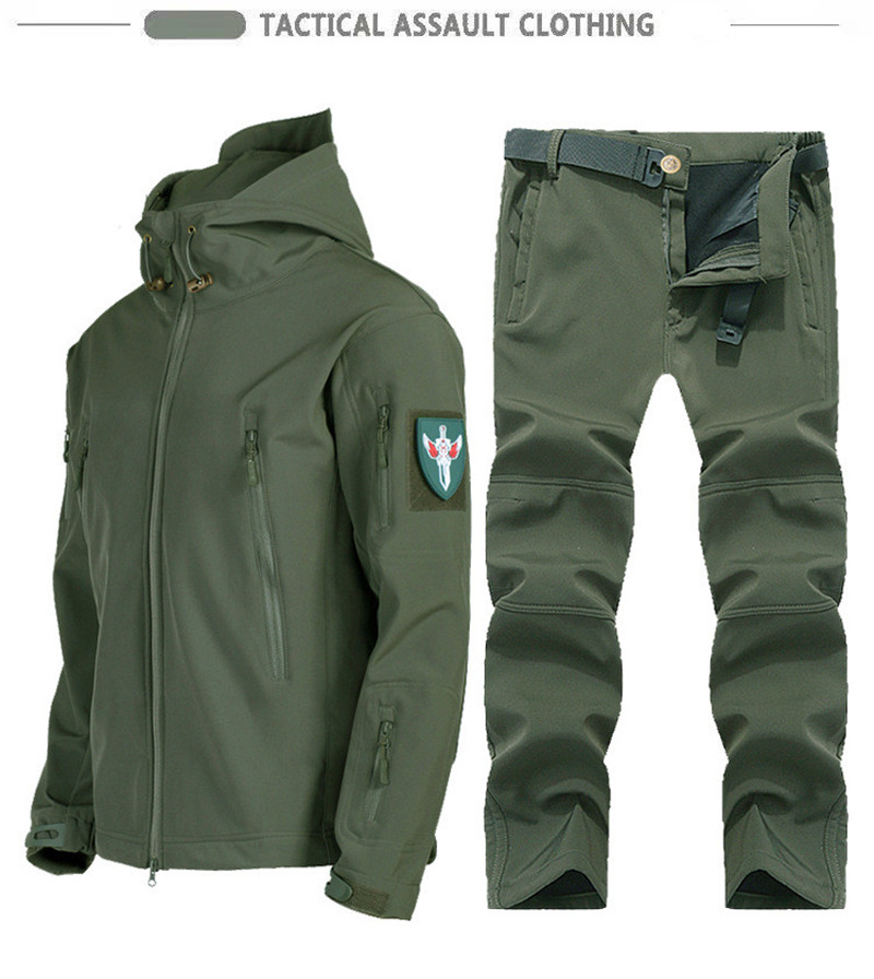 New Soft Shell Tactical Jacket - Hunting Outdoors 评论和价格