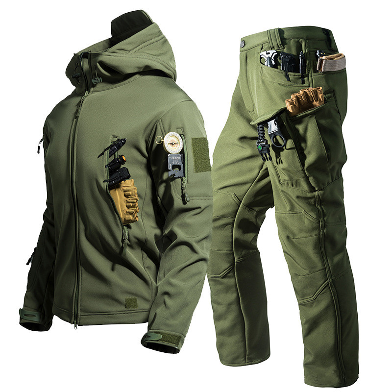 New Soft Shell Tactical Jacket - Hunting Outdoors 评论和价格