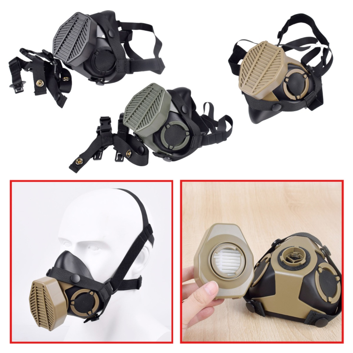 Tactical SOTR Dustproof Half F - Hunting Outdoor Game 评论和价格
