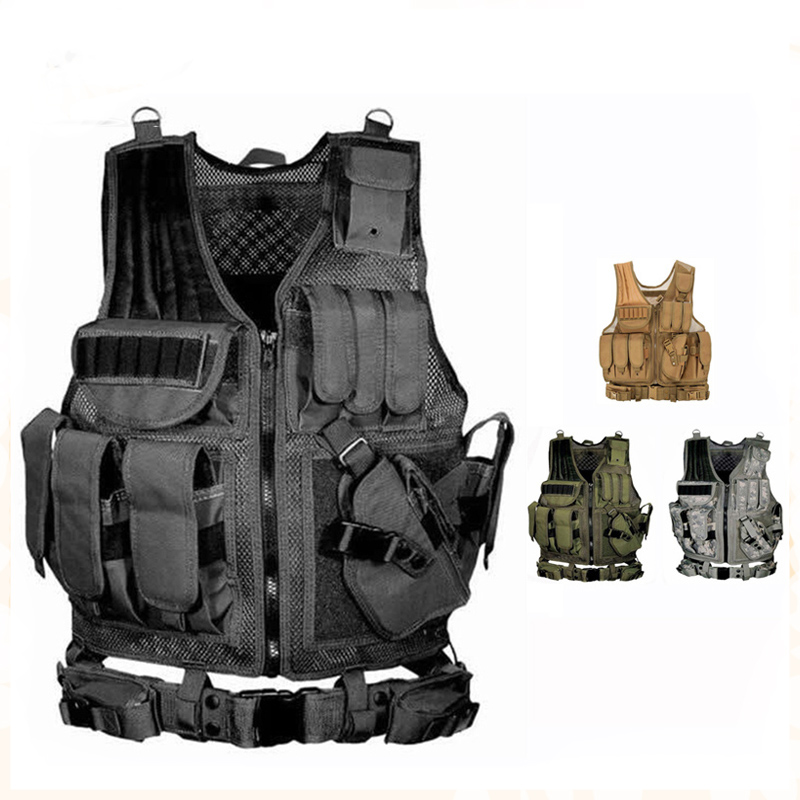 Adjustable Molle Tactical Vest - Hunting Outdoor Game 评论和价格