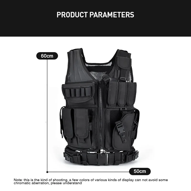 Adjustable Molle Tactical Vest - Hunting Outdoor Game 评论和价格