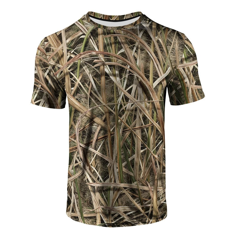 Men's Grass Camouflage Print T - Hunting And Outdoor Shop 评论和价格