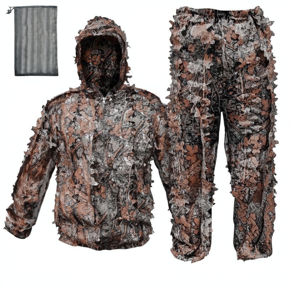 Tactical 3D Dry Leaf Ghillie C - Outdoor Hunting Photography 评论和价格