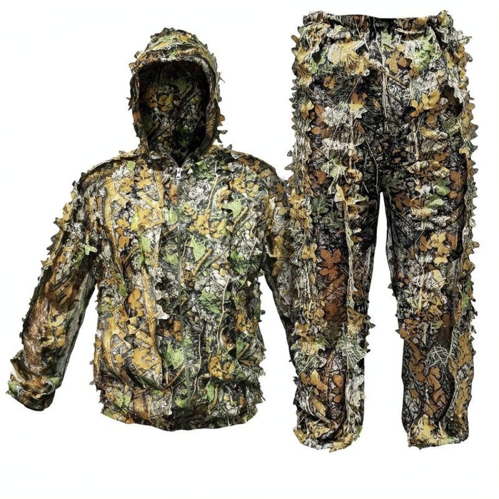 Tactical 3D Dry Leaf Ghillie C - Outdoor Hunting Photography 评论和价格
