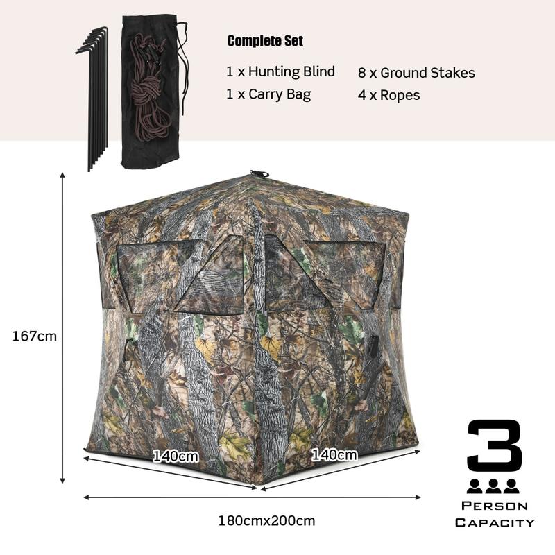 Portable Hunting Blind with Gr - Hunting Outdoors 评论和价格