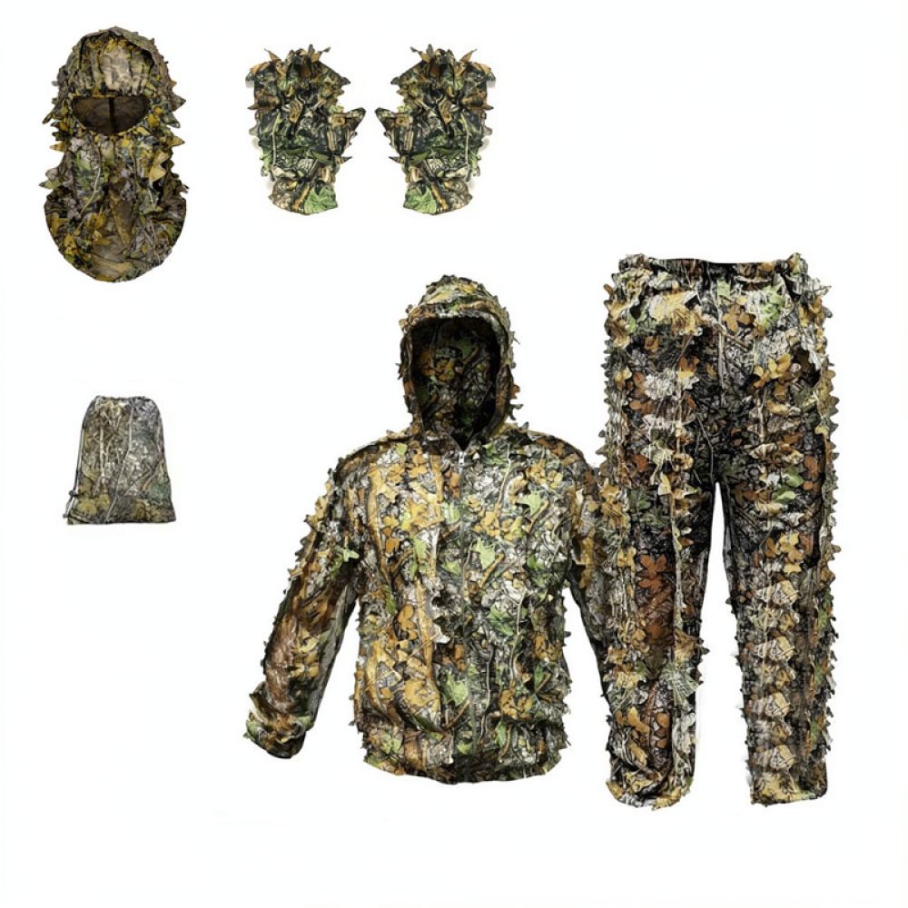 Tactical 3D Dry Leaf Ghillie C - Outdoor Hunting Photography 评论和价格