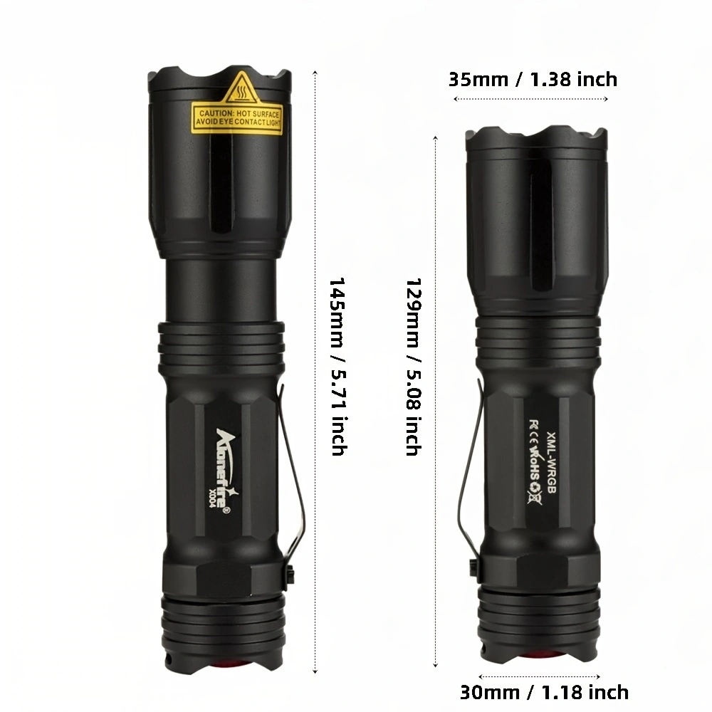 Zoom 4-Colour Light LED Flashl - Outdoor Hunting Photography 评论和价格