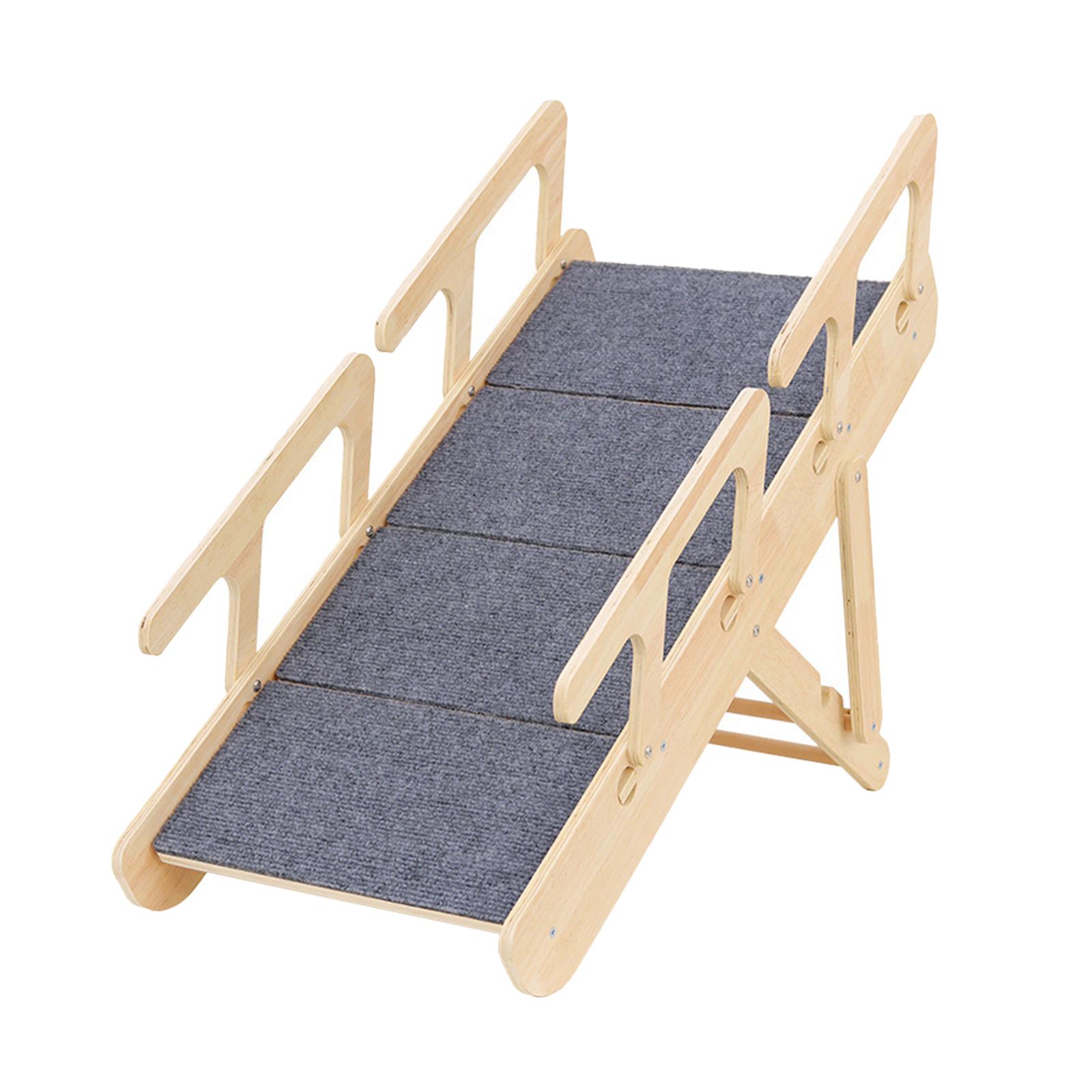 Folding Pet Stairs Wood Dog La - Tree Stand Ladder 评论和价格
