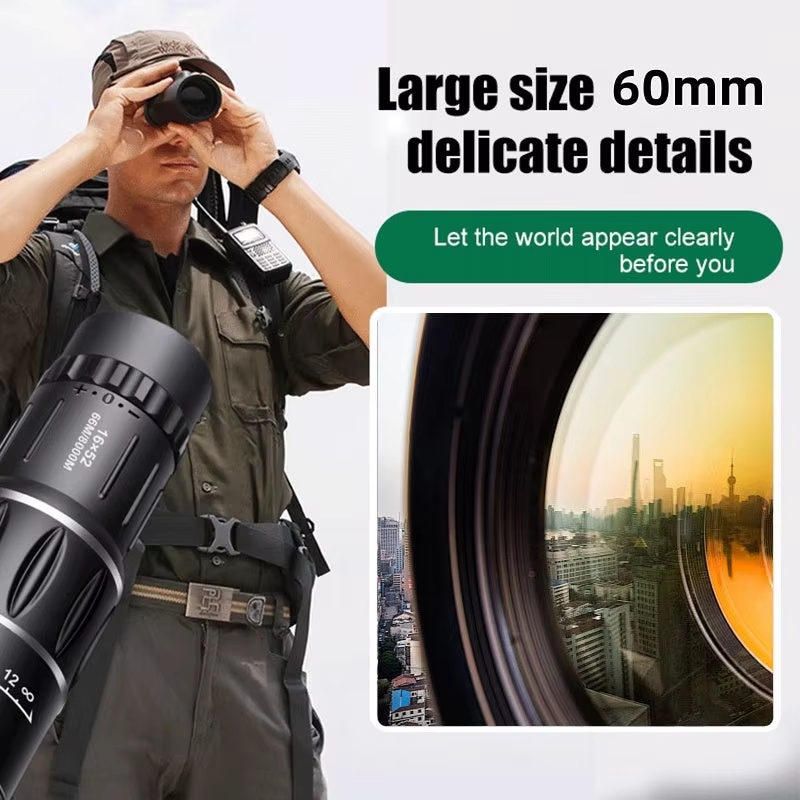 16x52 Monocular Telescope Dual - Outdoor Hunting Photography 评论和价格