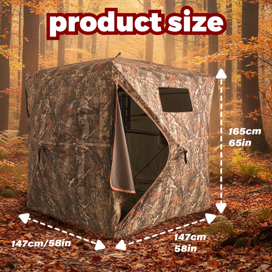Camouflage Pop-Up Hunting Blin - Hunting Outdoors 评论和价格