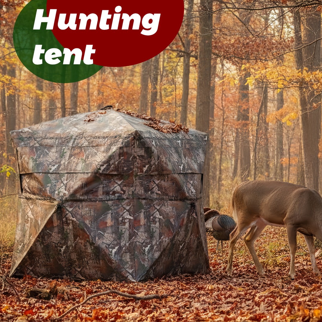 Camouflage Pop-Up Hunting Blin - Hunting Outdoors 评论和价格