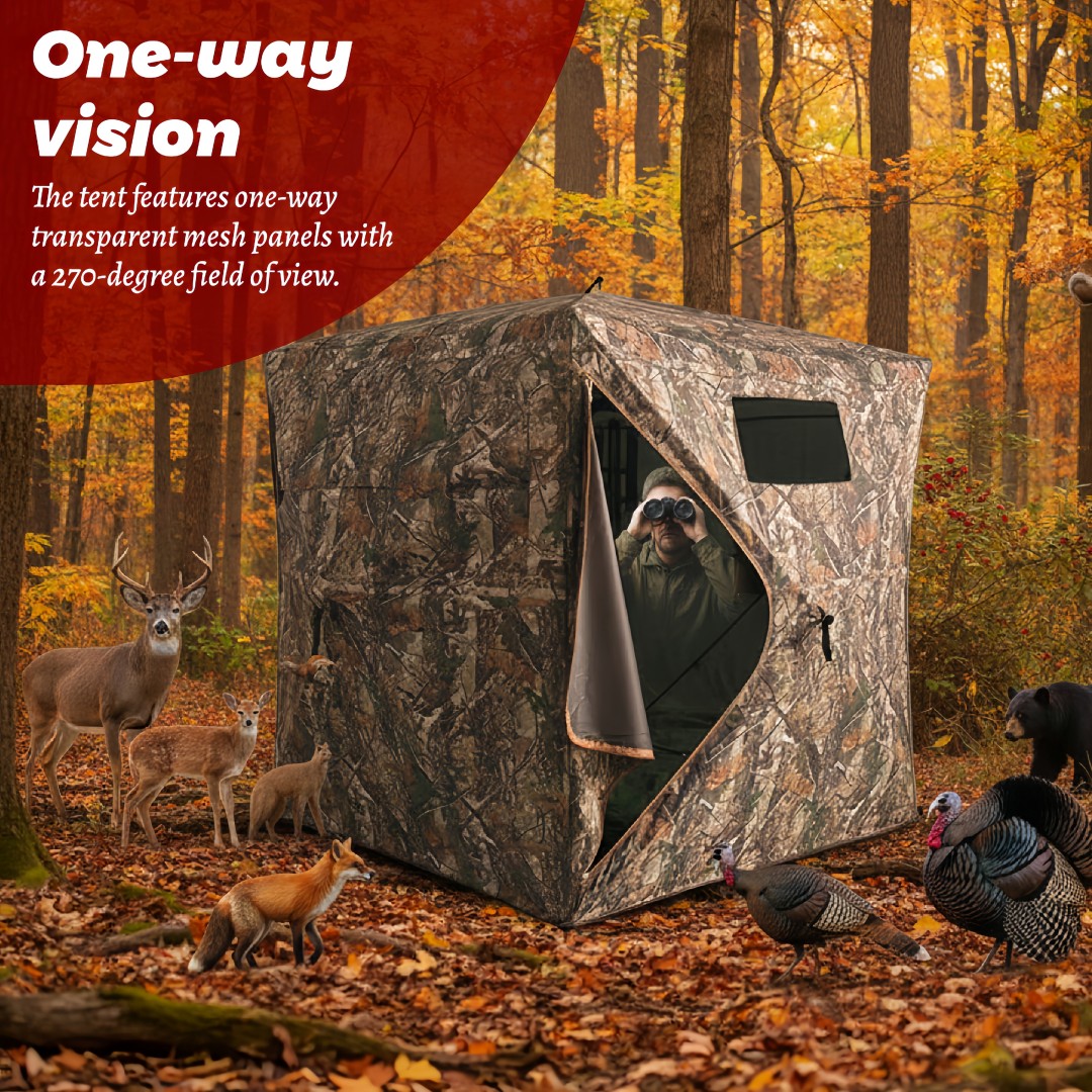 Camouflage Pop-Up Hunting Blin - Hunting Outdoors 评论和价格