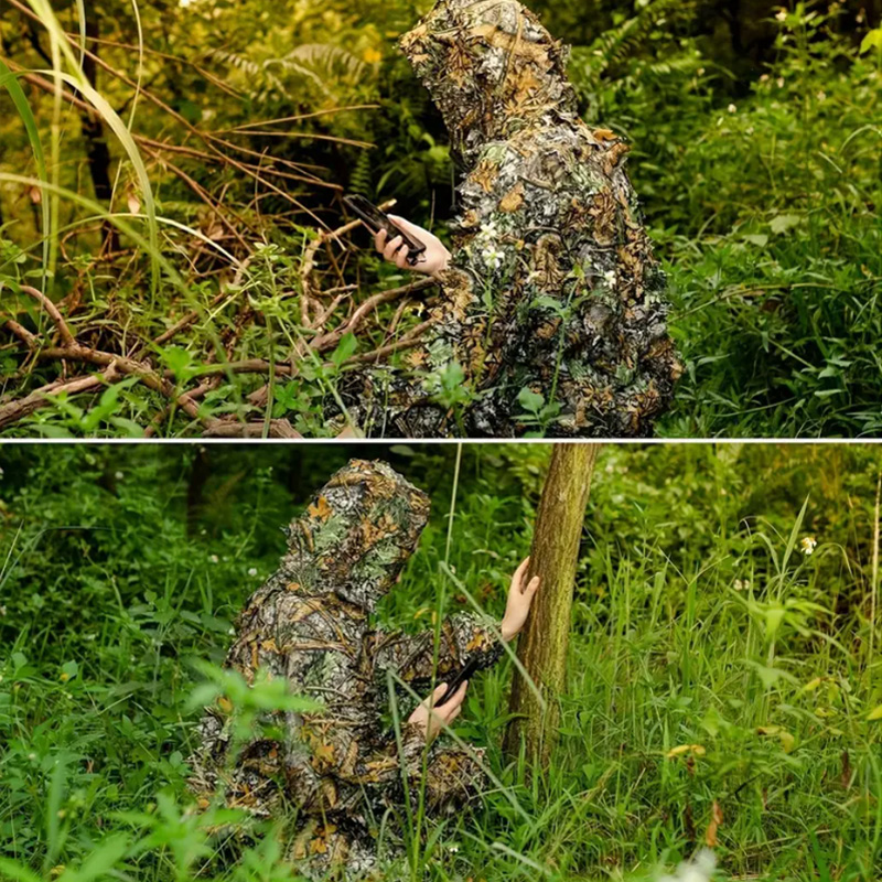 3D Leaf Camouflage Hunting Sui - Outdoor Hunting Photography 评论和价格